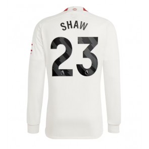 Manchester United Luke Shaw #23 Tredje Tröja 2023-24 Långärmad